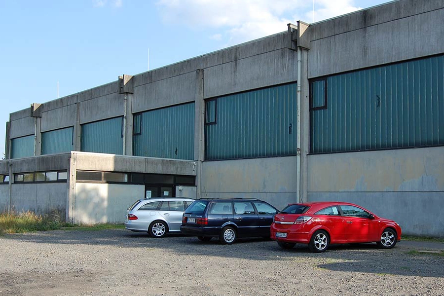 Parkplatz der Halle